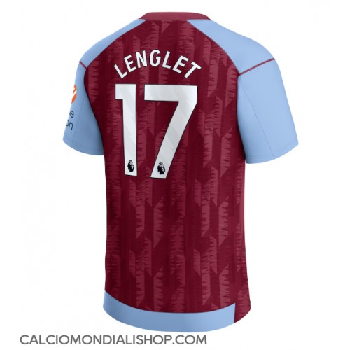 Maglie da calcio Aston Villa Clement Lenglet #17 Prima Maglia 2023-24 Manica Corta